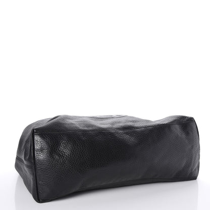 Gucci Pebbled Calfskin Large Soho Chain Shoulder Bag Black 4 of 7