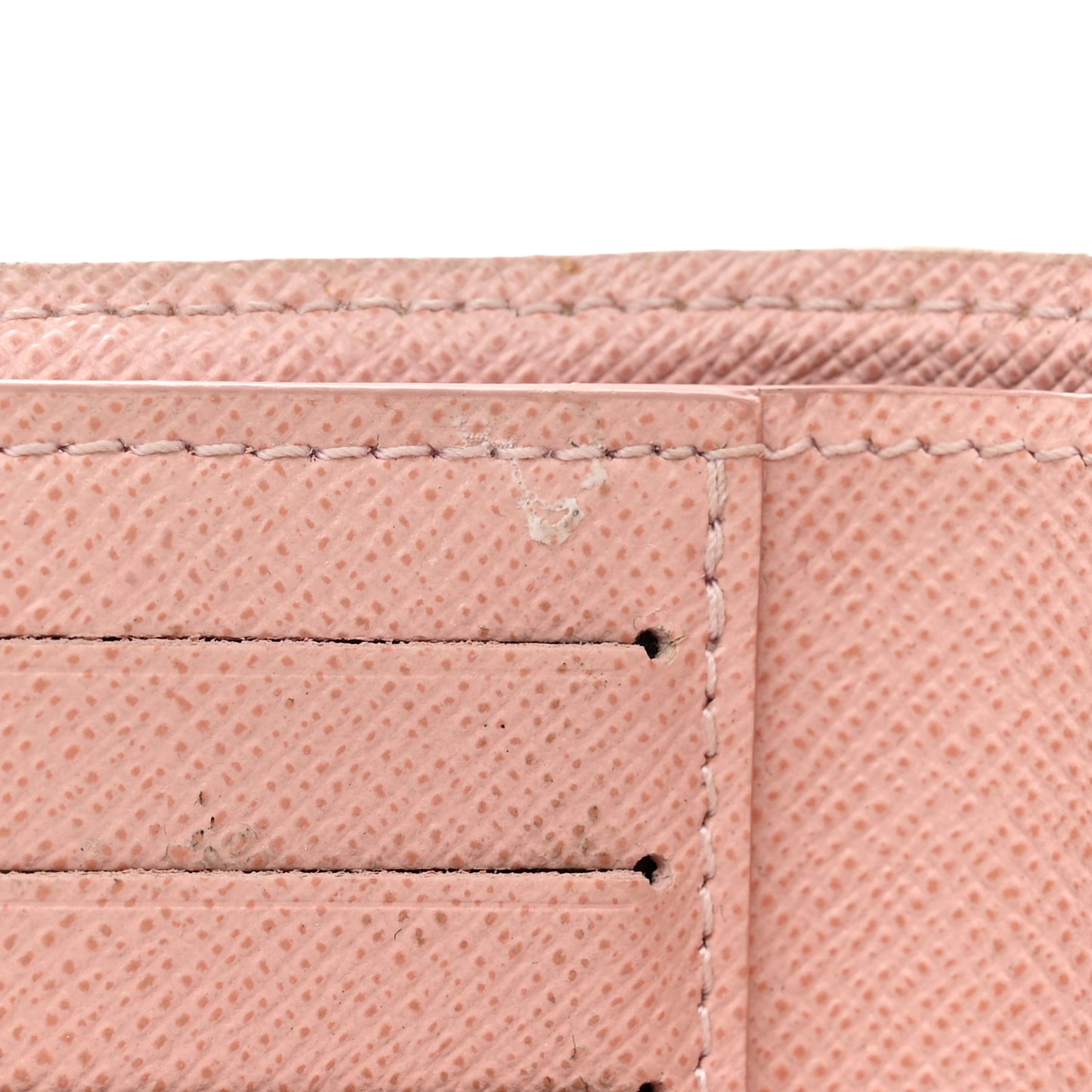 Damier Azur Victorine Wallet Rose Ballerine