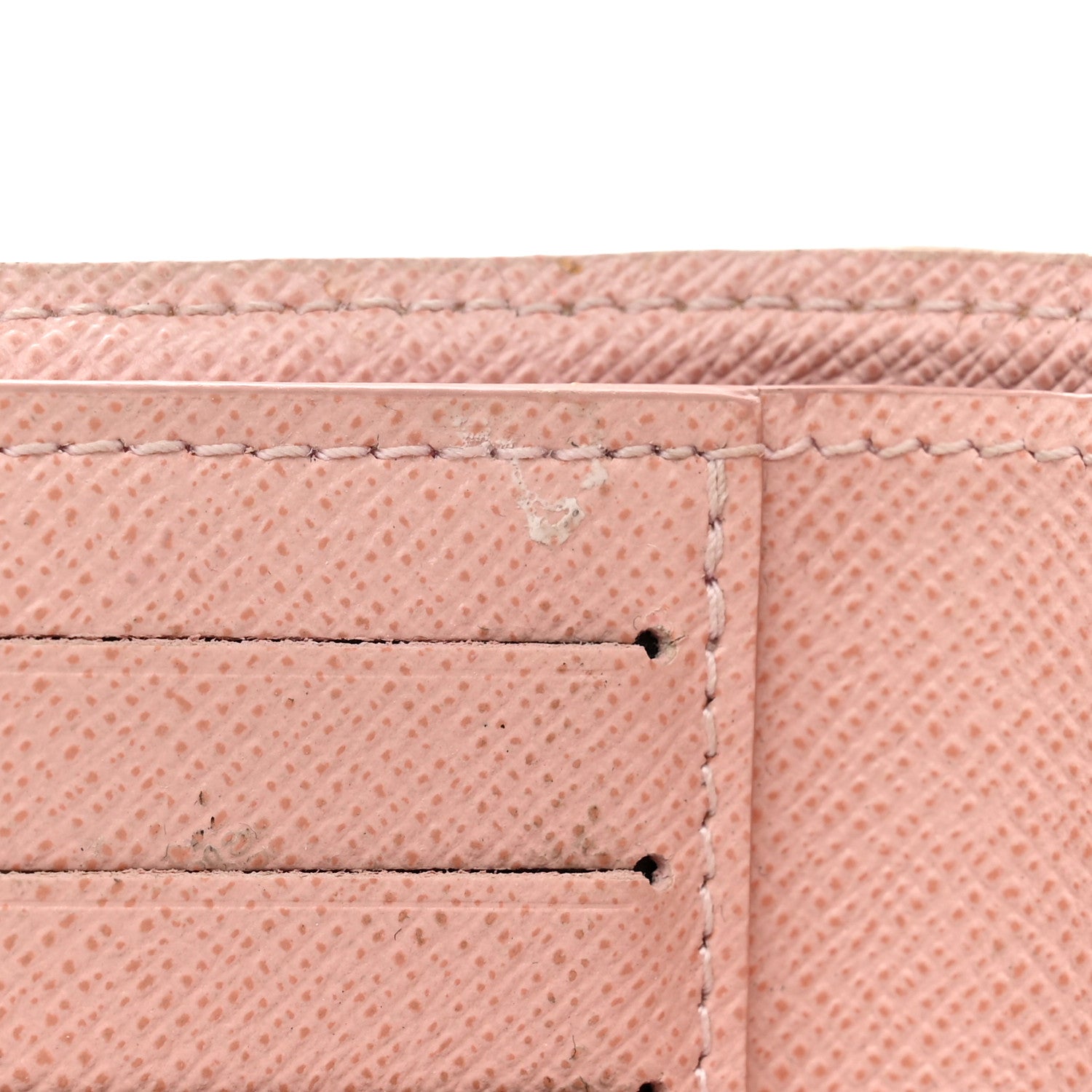 Louis Vuitton Damier Azur Victorine Wallet Rose Ballerine 8 of 9
