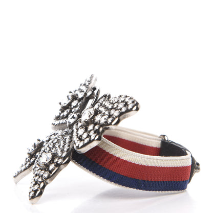 Gucci Web Crystal Butterfly Bracelet 3 of 4