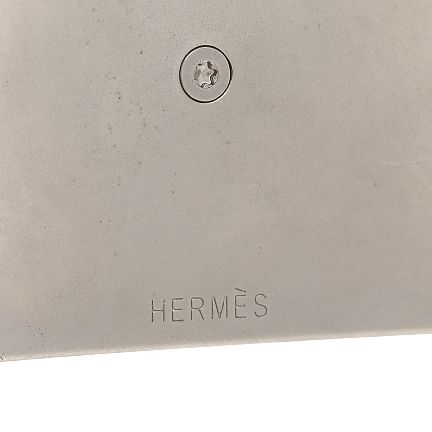 Hermes Palladium Collier de Chien 32mm Belt Buckle 3 of 5