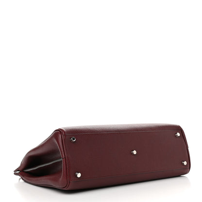Gucci Grainy Calfskin Medium Zumi Top Handle Bag Vintage Bordeaux 4 of 11