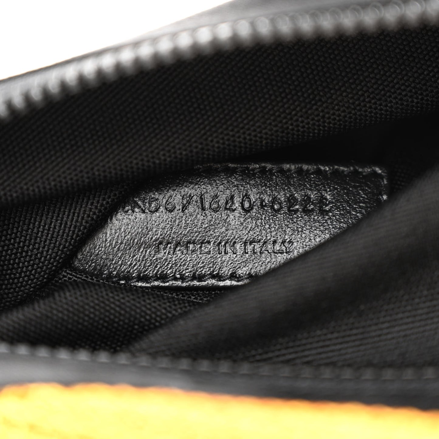 Nylon Mesh SLP Belt Bag Jaune