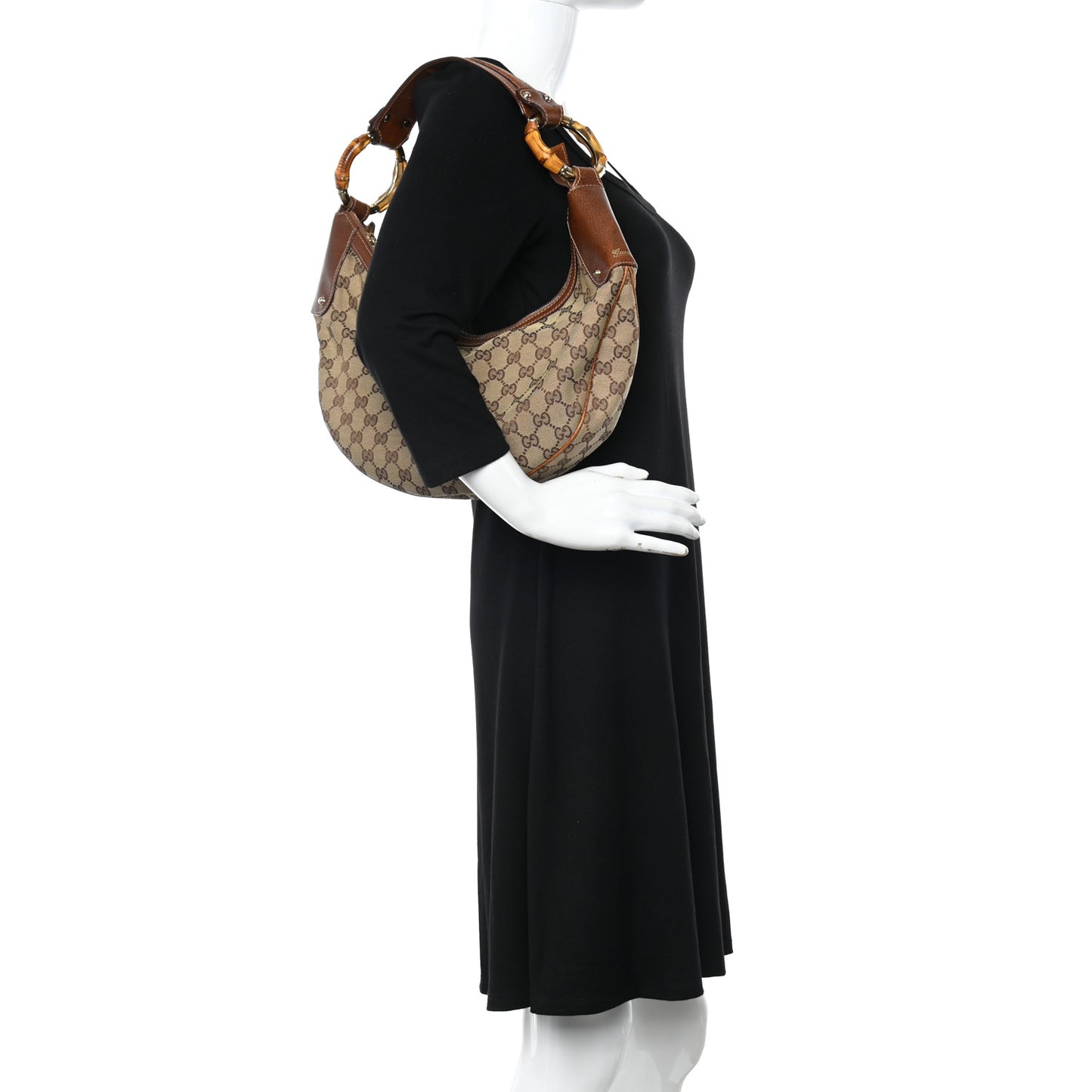Monogram Bamboo Ring Hobo Brown