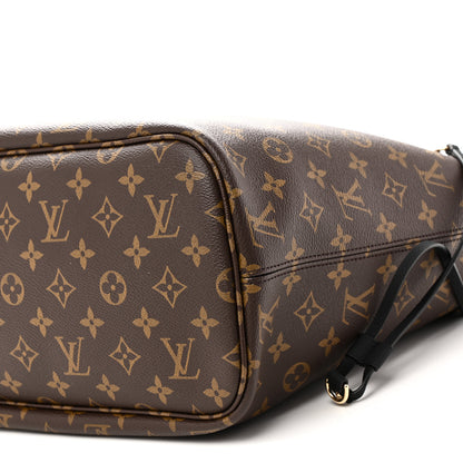 Louis Vuitton Monogram Calfskin Neo Neverfull Inside Out MM Black 15 of 16