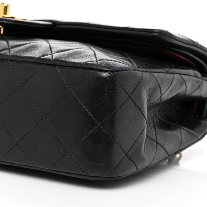 Chanel Lambskin Quilted Small Double Flap Black 10 of 13
