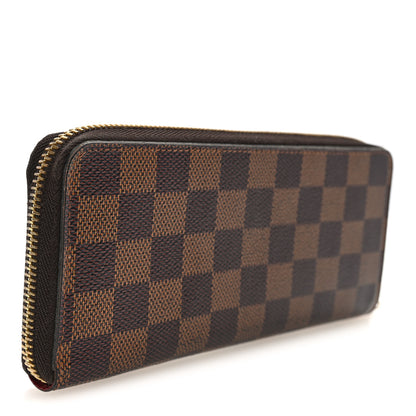 Louis Vuitton Damier Ebene Clemence Wallet Cherry 4 of 7