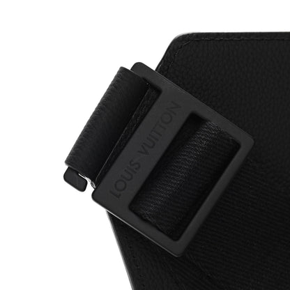 Louis Vuitton Grained Calfskin Aerogram Slingbag Black 12 of 13