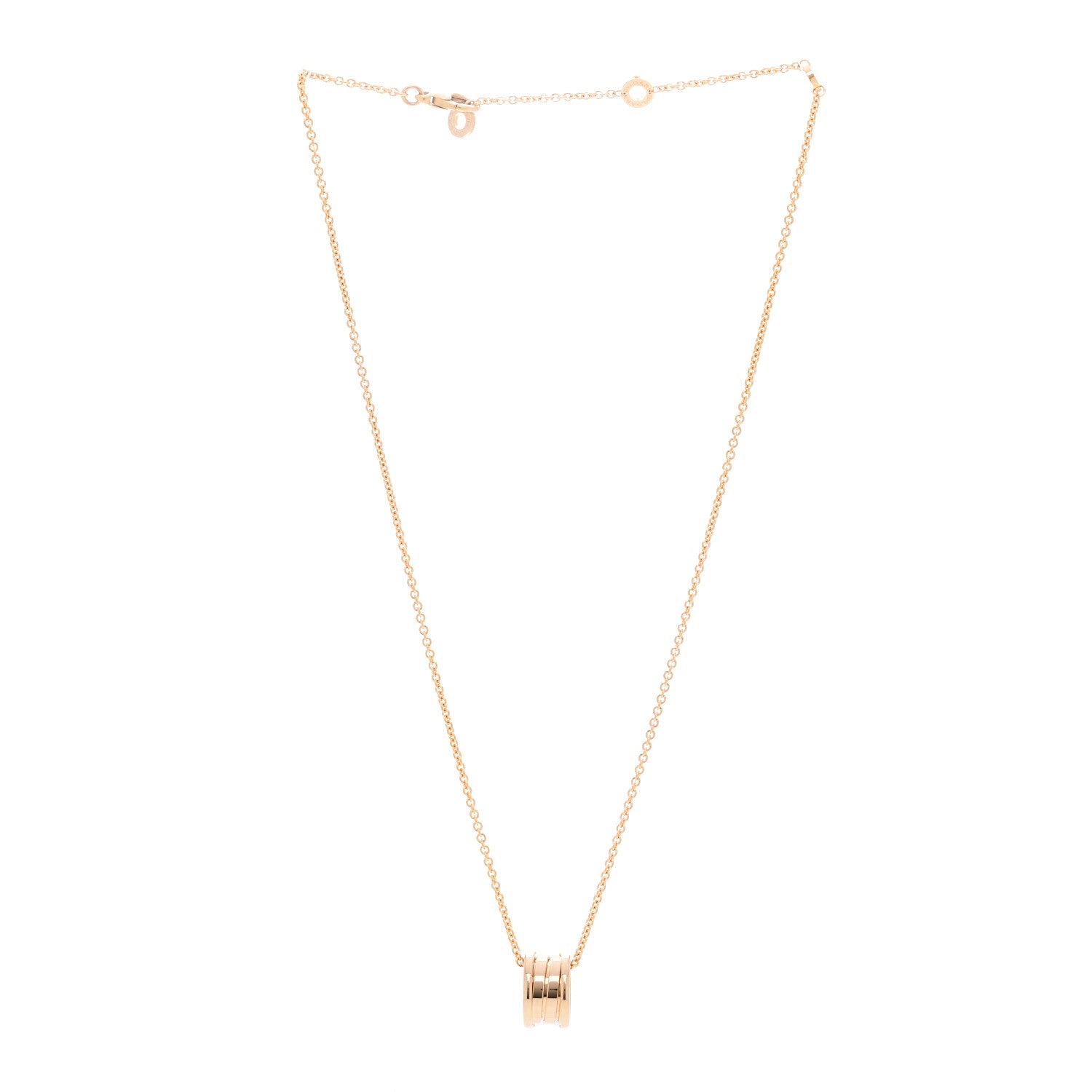 Bulgari 18K Yellow Gold B.Zero1 Pendant Necklace 3 of 6
