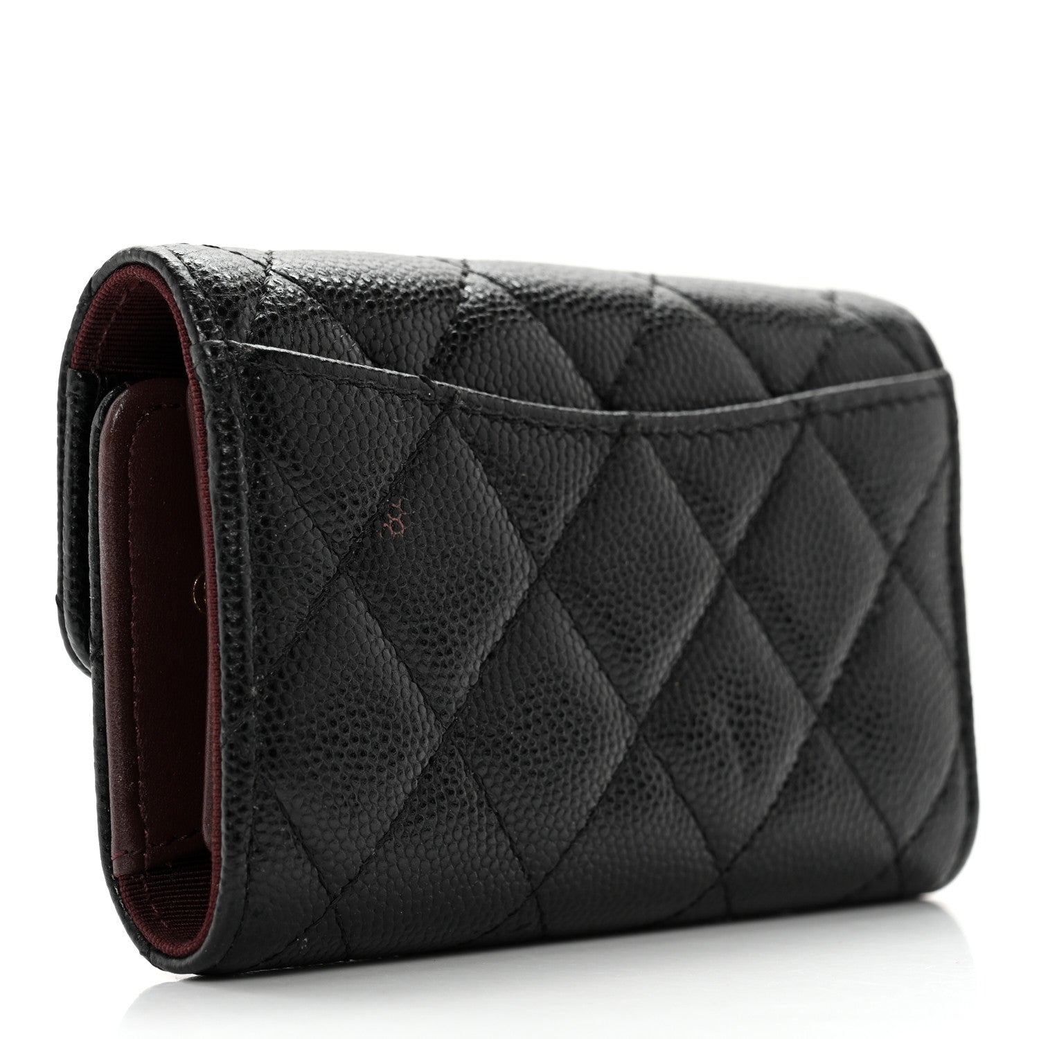 Chanel Caviar Quilted Classic 4 Key Holder Wallet Black 3 of 13