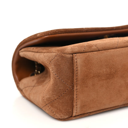 Chanel Suede Calfskin Quilted Small Eyes On You Flap Camel 15 of 20