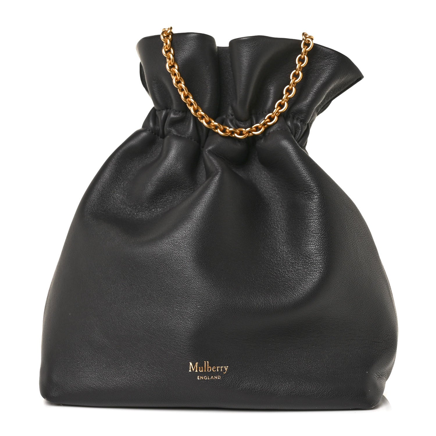 Mulberry Lambskin Mini Lynton Bucket Bag Charcoal Grey 1 of 7