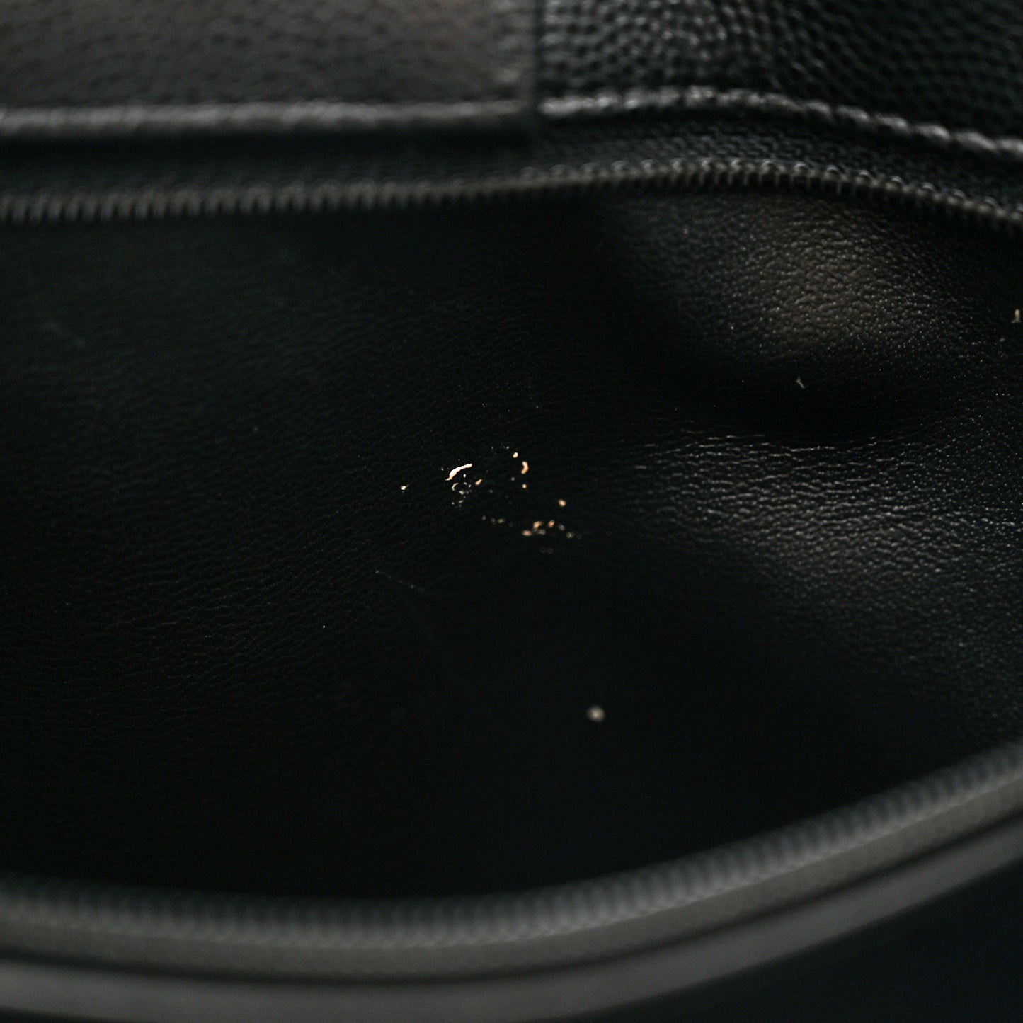 Caviar Quilted Large Shopping Tote Black