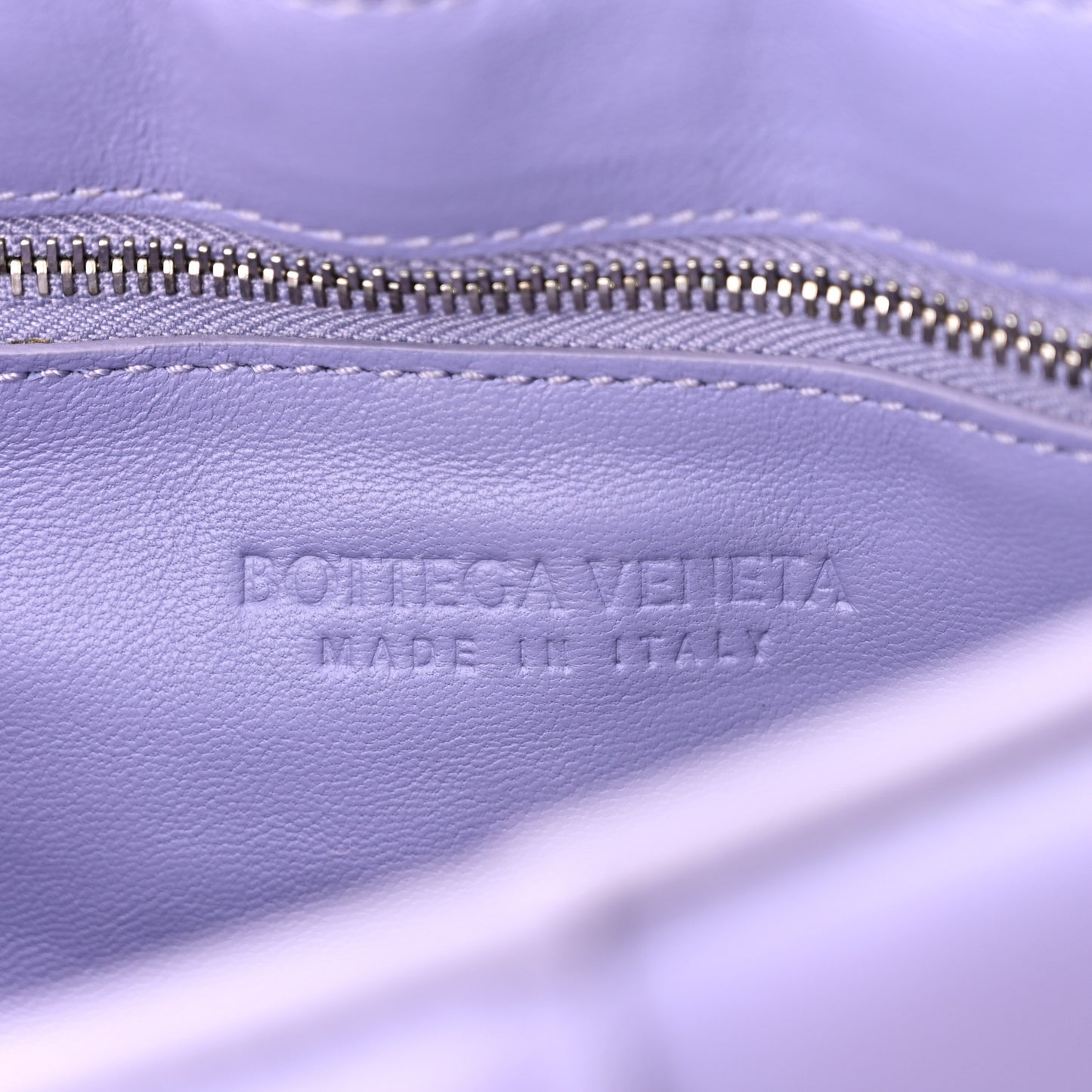 Nappa Maxi Intreccio Padded Cassette Crossbody Bag Lavender