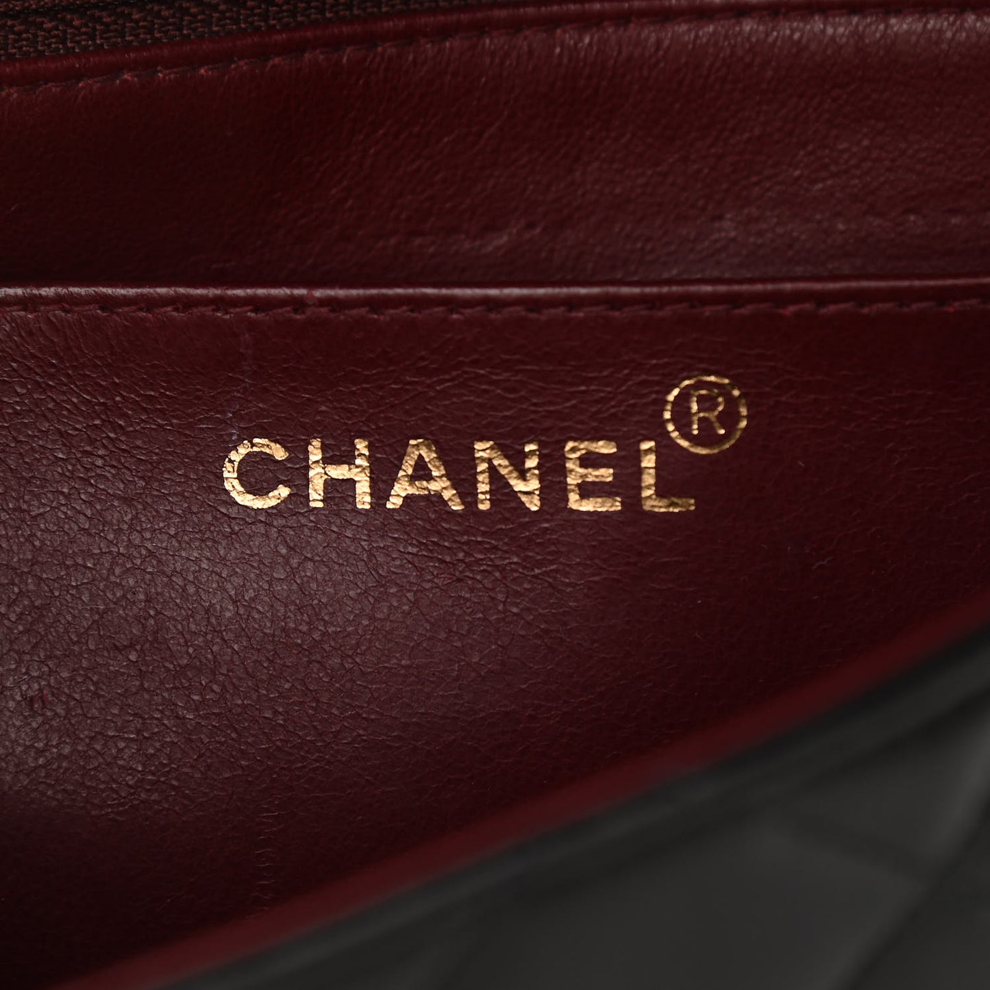 Lambskin Quilted Medium Single Flap Black
