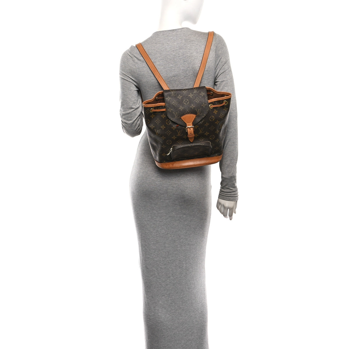 Louis Vuitton Monogram Montsouris MM Backpack 2 of 9