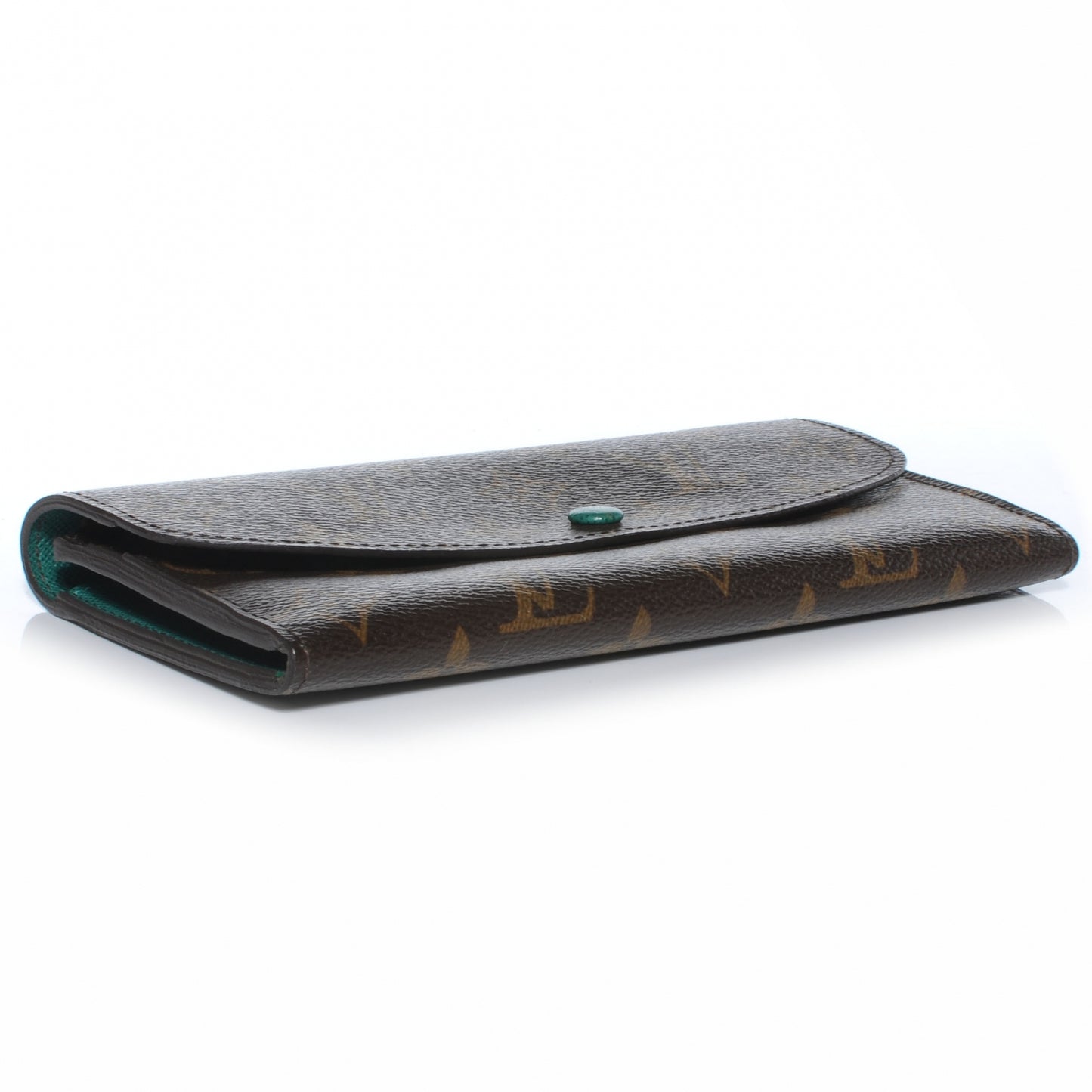 Monogram Emilie Wallet Green