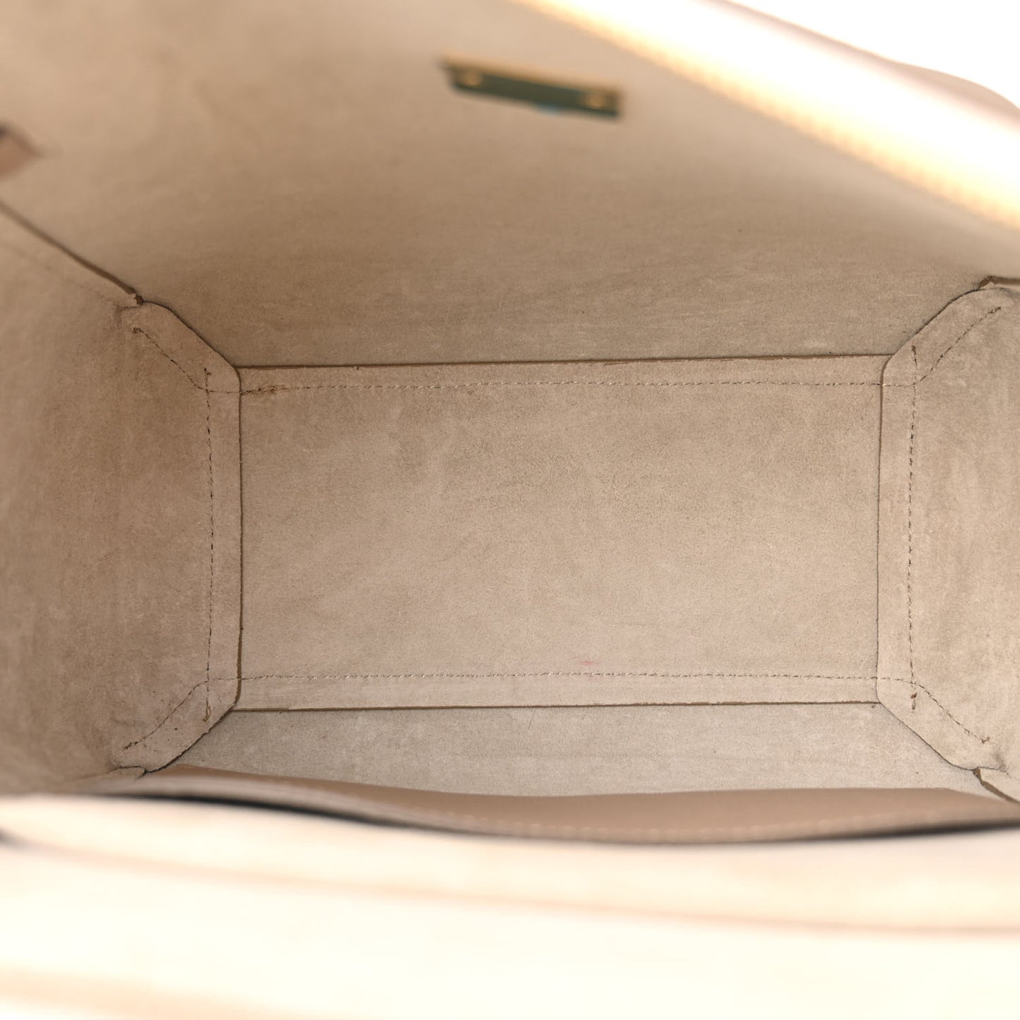 Grained Calfskin Micro Belt Bag Light Taupe