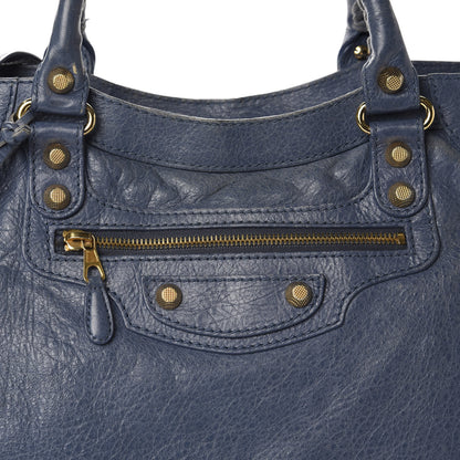 Balenciaga Agneau Giant 12 Gold Hardware Velo Bleu Persan 14 of 14