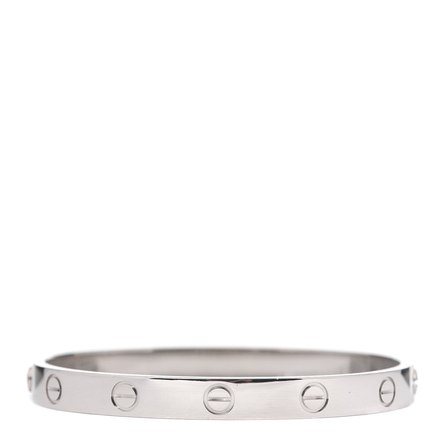 Cartier 18K White Gold LOVE Bracelet 16 3 of 6