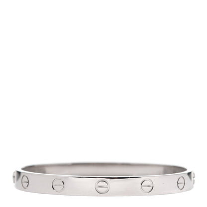 Cartier 18K White Gold LOVE Bracelet 16 3 of 6
