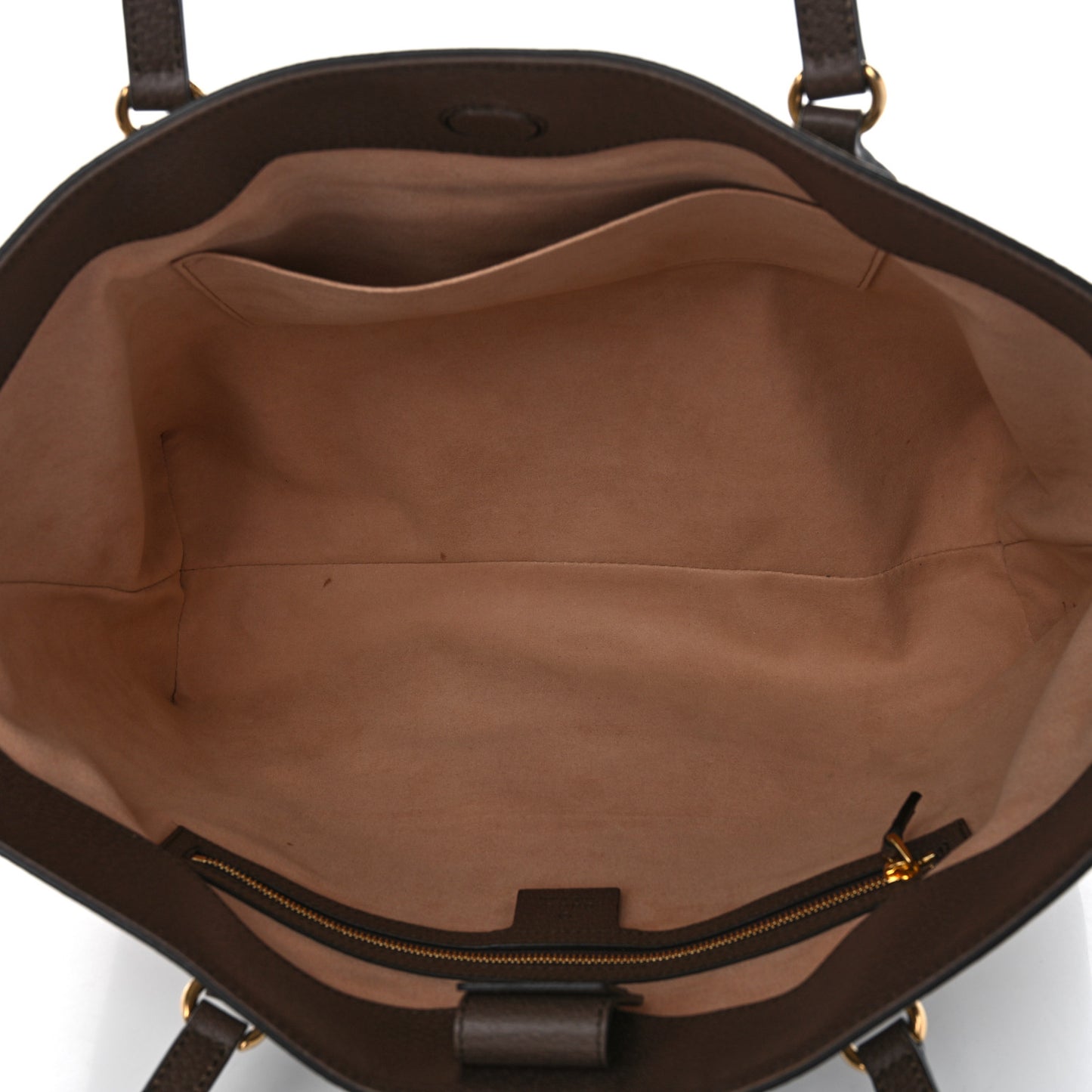 GG Supreme Monogram Medium Ophidia Shopping Tote Brown