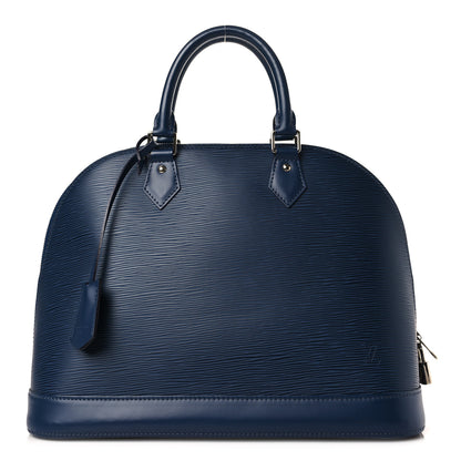 Louis Vuitton Epi Alma MM Indigo 1 of 8