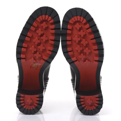 Christian Louboutin Calfskin Shearling Yetita 70 Hiker Booties 38 Black 5 of 8