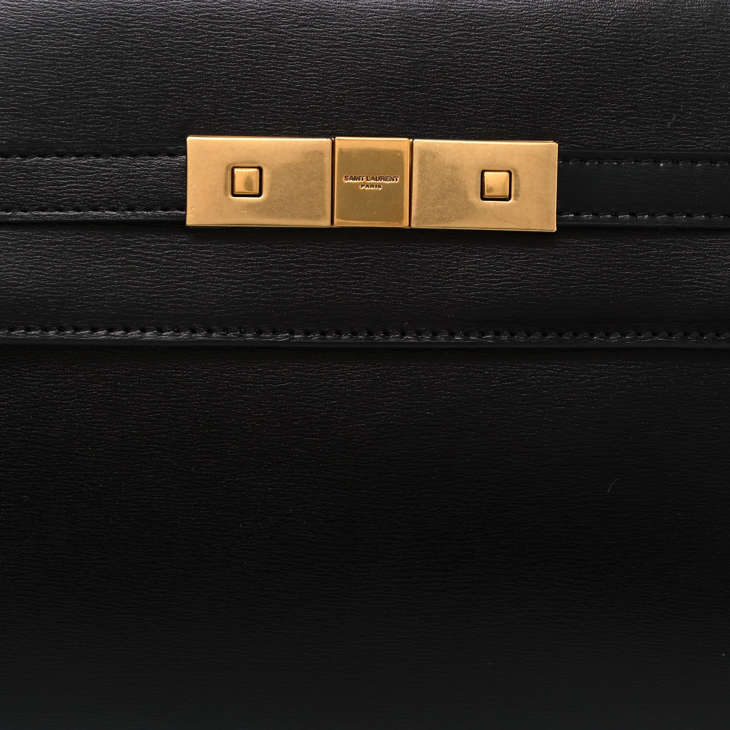 Saint Laurent Smooth Calfskin Manhattan Shoulder Bag Black 7 of 12