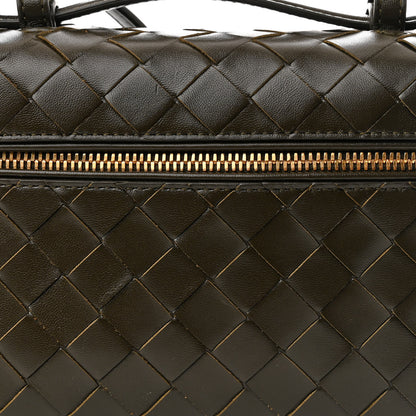 Bottega Veneta Calfskin Intrecciato Bang Bang Vanity Case Kaki 7 of 9