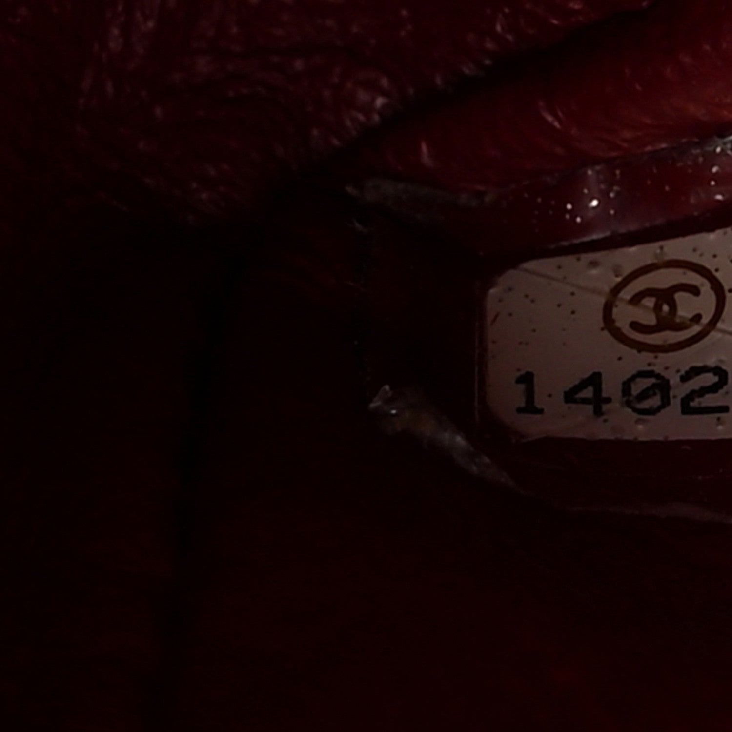 Chanel Distressed Patent Quilted 2.55 Reissue 227 Flap Raspberry Red 6 of 12