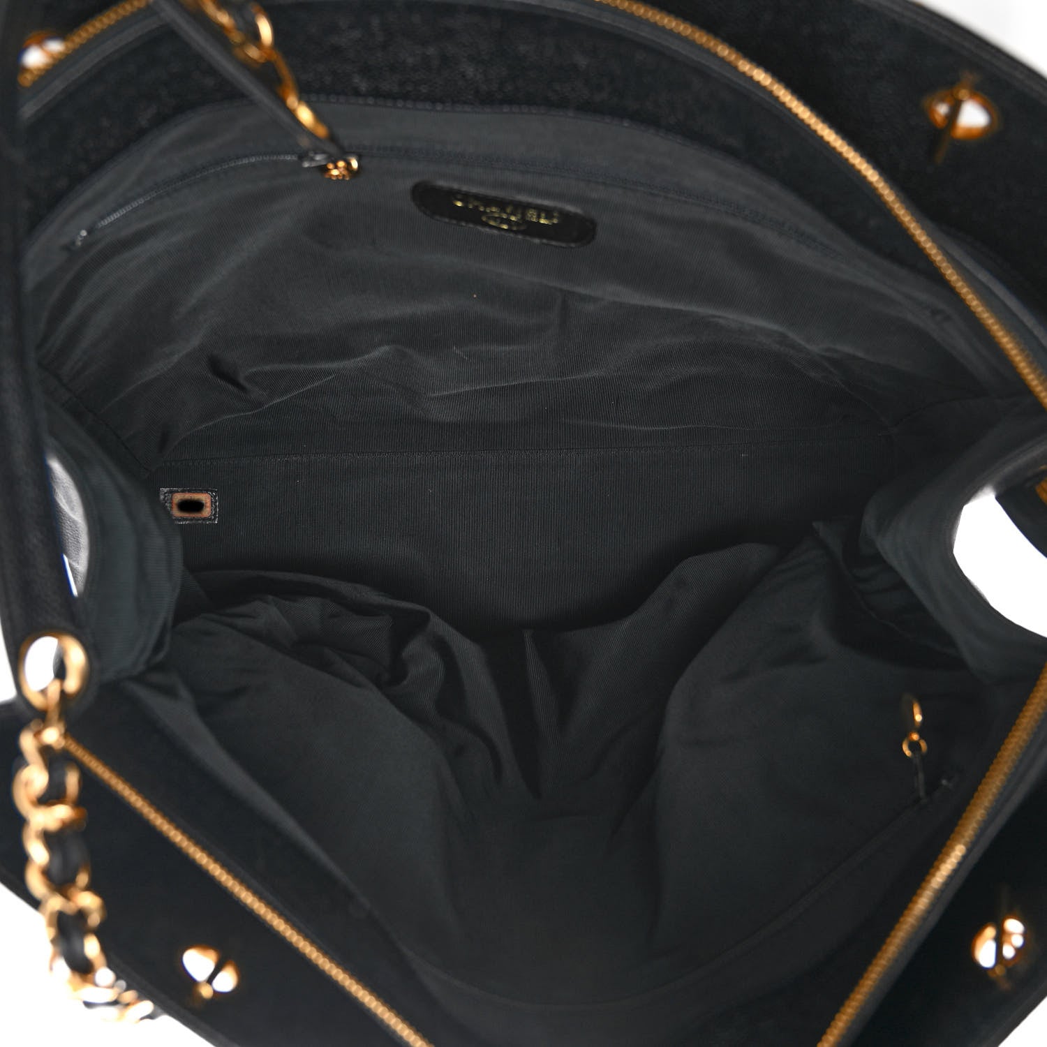 Chanel Caviar XL Weekender Bag Black 5 of 10