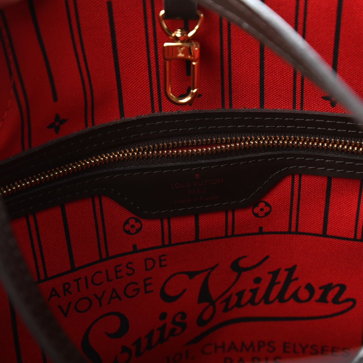 Louis Vuitton Damier Ebene Neverfull MM 8 of 10