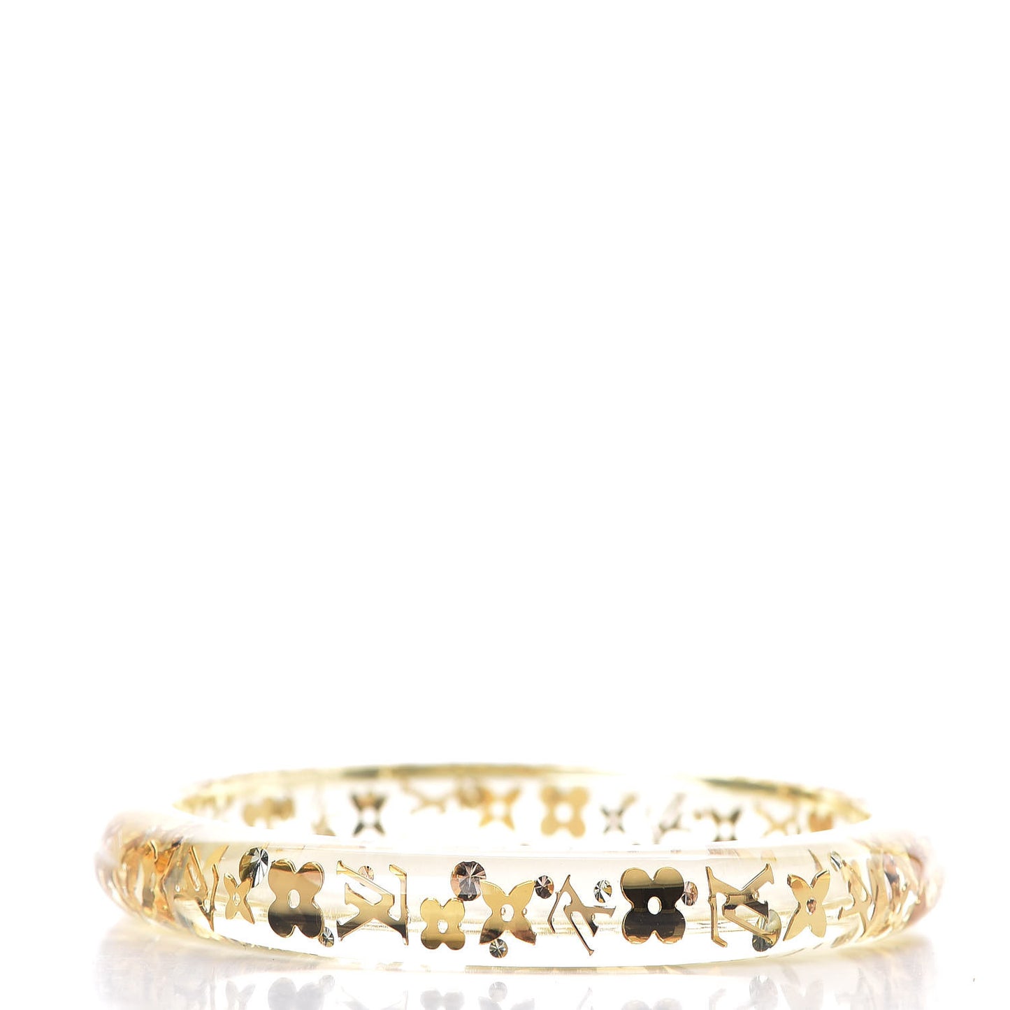 Resin Swarovski Medium Inclusion Bracelet PM Transparent