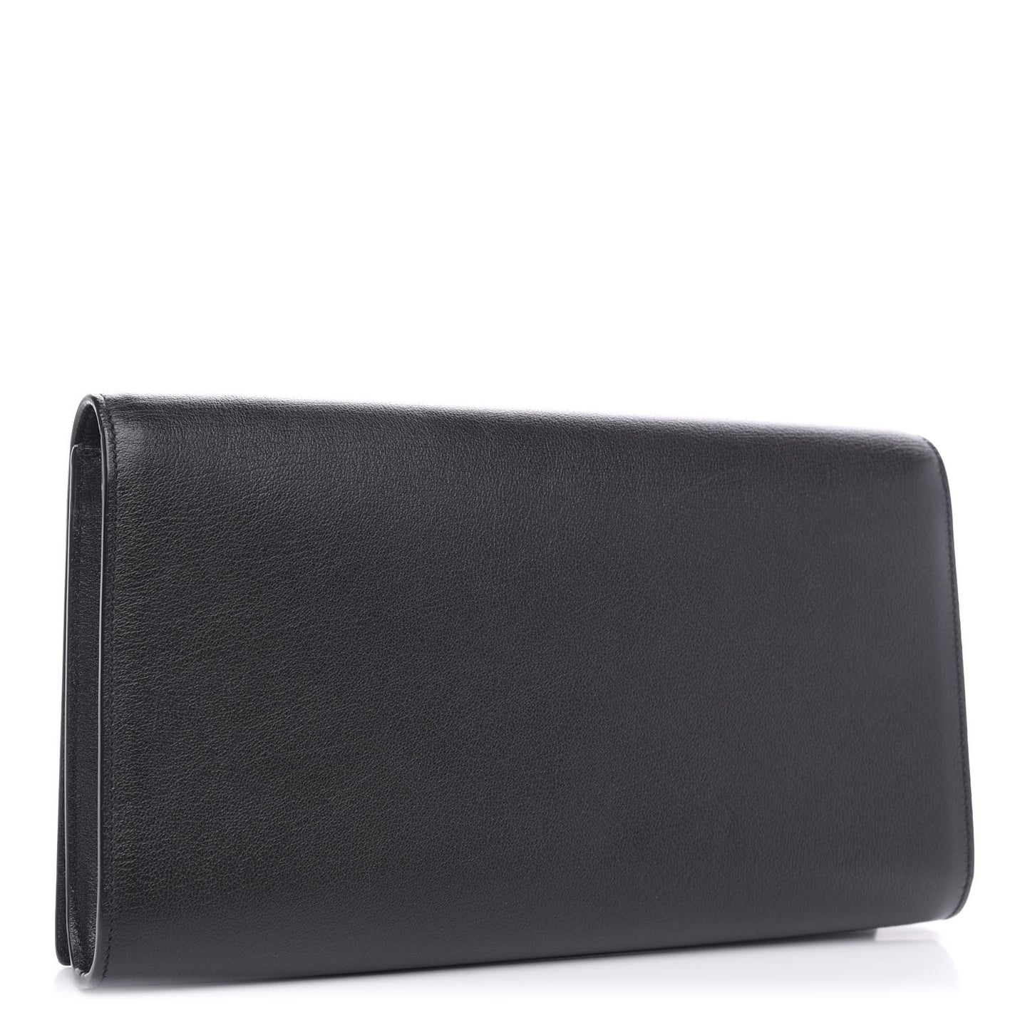 Calfskin Monogram Large Belle De Jour Clutch Black