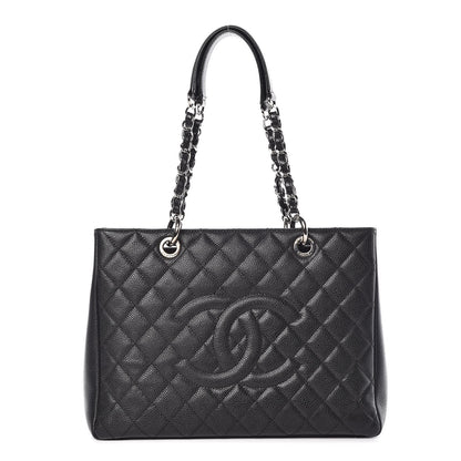 Chanel Caviar Quilted Grand Shopping Tote GST Black 1 of 12
