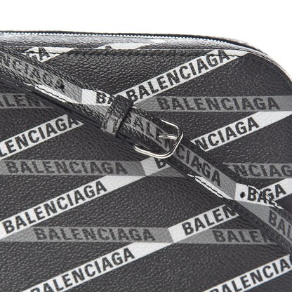 Balenciaga Coated Canvas Losange Monogram S Camera Bag Black Grey 9 of 9