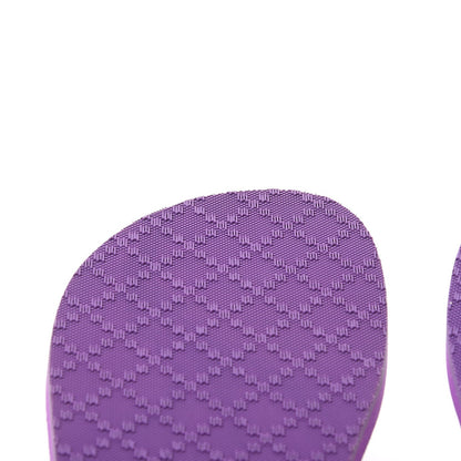 Gucci Rubber Guccissima Bedlam Thong Sandals 37 Purple 8 of 10