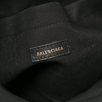 Balenciaga Arena Calfskin Medium Monaco Chain Shoulder Bag Black 8 of 11