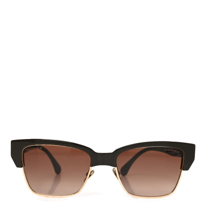 Chanel Acetate Metal CC Butterfly Sunglasses 5558 Brown 2 of 7