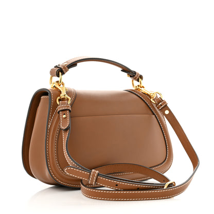 Gucci Calfskin Medium Blondie Top Handle Flap Bag Light Brown 3 of 11