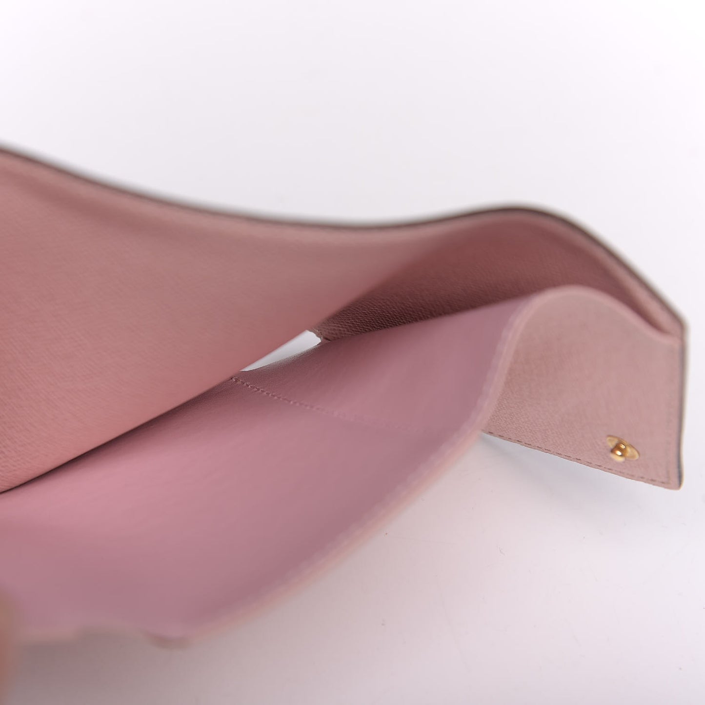 Damier Ebene Victorine Wallet Rose Ballerine