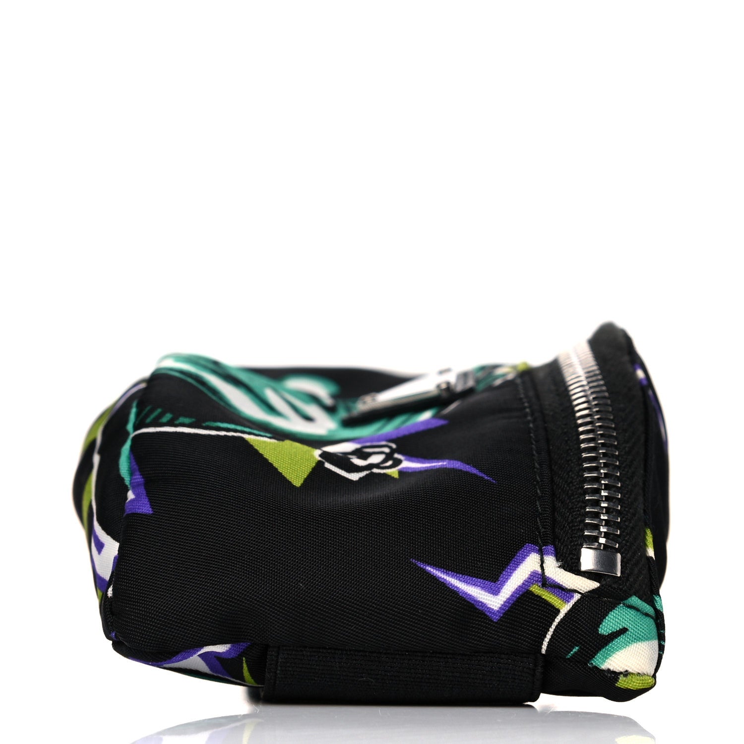 Prada X UNIVERSAL STUDIOS Tessuto Nylon Frankenstein Print Montagna Mini Pouch Black Menta 9 of 9