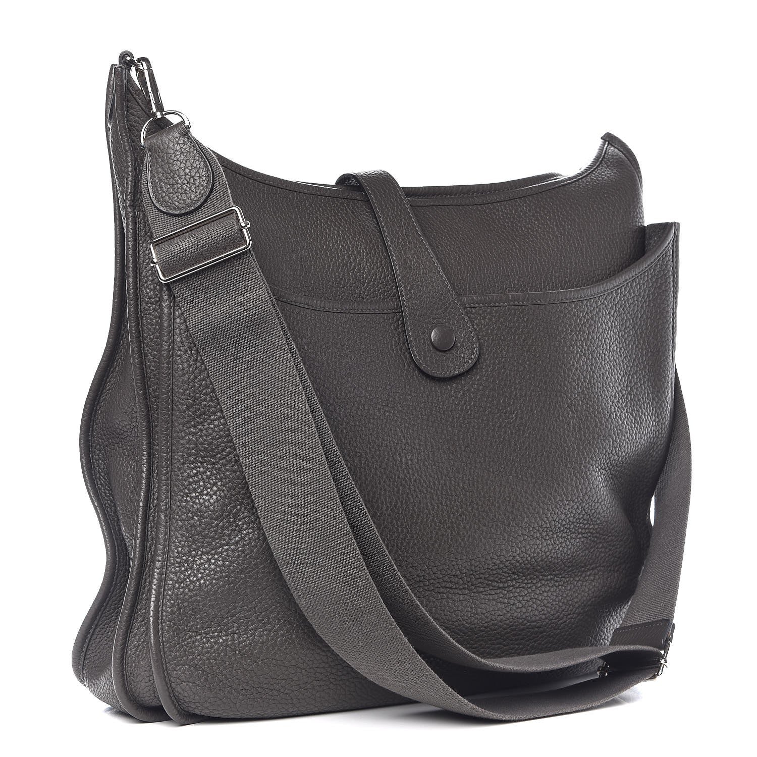 Hermes Taurillon Clemence Evelyne III TGM Graphite 3 of 8