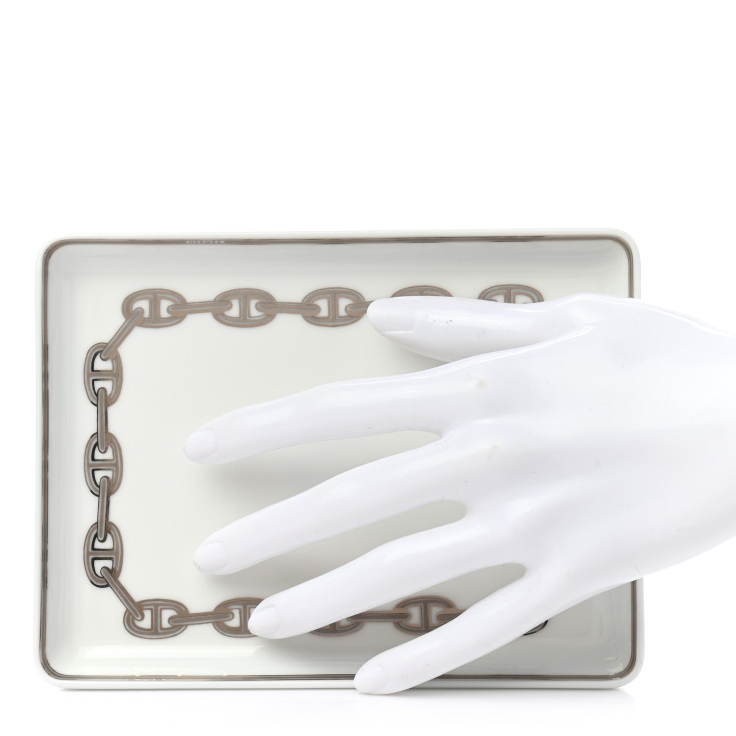 Porcelain Chaine d' Ancre Sushi Plate