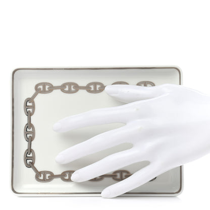 Hermes Porcelain Chaine d' Ancre Sushi Plate 2 of 6