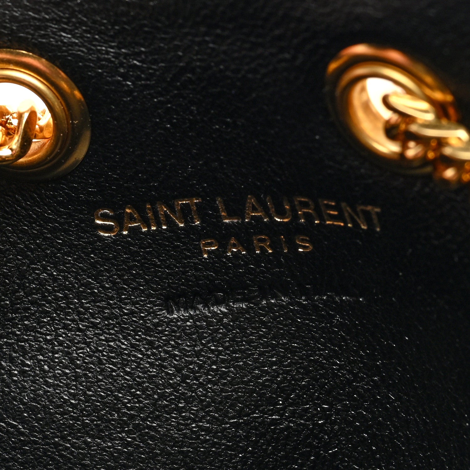 Saint Laurent Lambskin Quilted Baby Bucket Bag Crema Soft 6 of 9