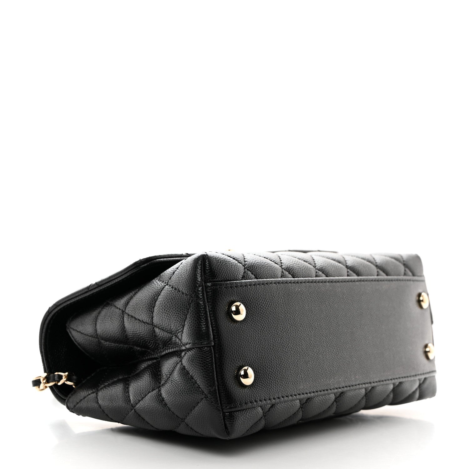 Chanel Caviar Quilted Mini Coco Handle Flap Black 4 of 10