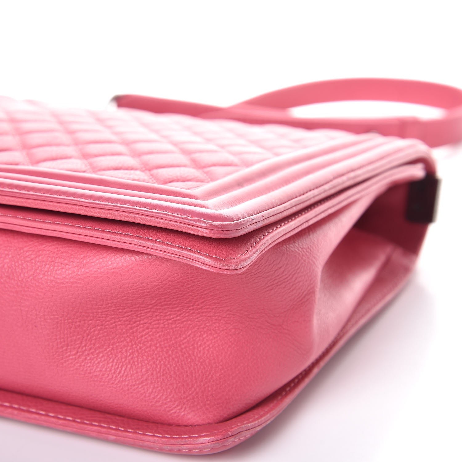 Chanel Calfskin Quilted Large Boy Flap Pink 10 of 11
