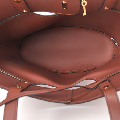 Chloe Smooth Grained Calfskin Medium Aby Tote Sepia Brown 8 of 11